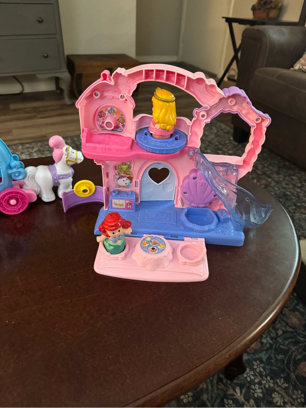 Bundle❗️Little People Castle Princess w Cinderella Carriage Bundle